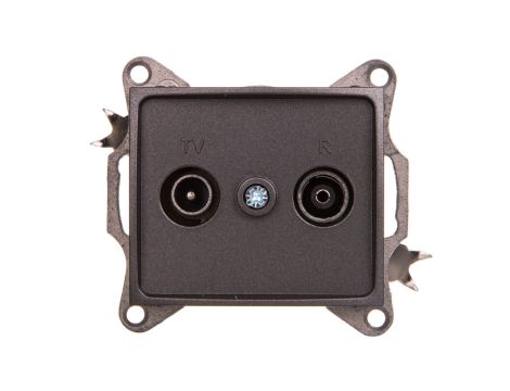 DOMO Gniazdo RTV końcowe grafit 011330041 24923