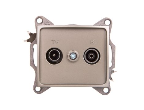 DOMO Gniazdo RTV końcowe szampańskie 011330050 25041