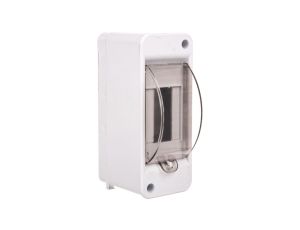 Rozdzielnica modułowa 1x2 natynkowa IP20 z klapką i zaciskami S-2+SZYBKA+N+PE 8005803 ENE-00352