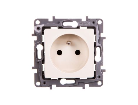NILOE Gniazdo pojedyncze z/u 16 A 250 V kremowe 764640