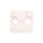 NILOE Plakietka gniazda antenowego 2-3 otwory kremowy 764667
