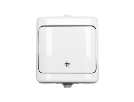 BRYZA Łącznik hermetyczny krzyżowy IP54 biały 180407 /20szt./