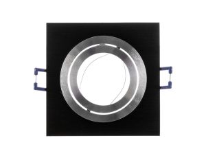 Sufitowa oprawa punktowa MORENA, IP20, kwadrat, czarna