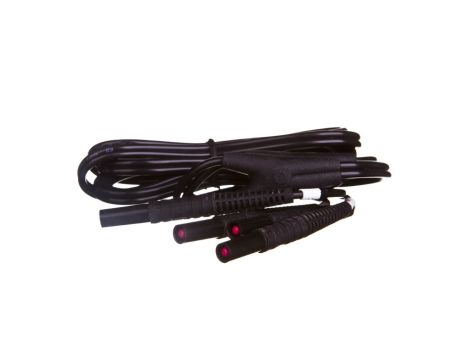 Przewód pomiarowy 2m dwużyłowy /wtyki bananowe/ WAPRZ002DZBB