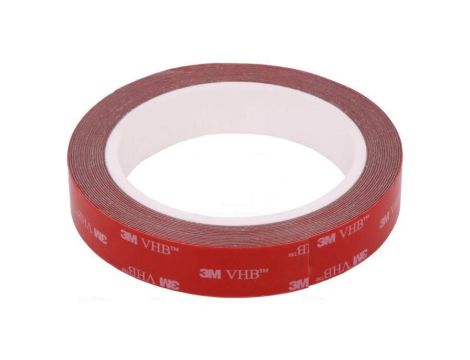 3M VHB GPH 060 19MMX5M Taśma: mocująca W: 19mm L: 5m Thk: 600um akrylowy szary 25N/cm