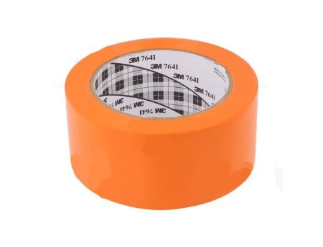 7000048923 Taśma: znakująca pomarańczowy L: 33m W: 50mm samoprzylepna