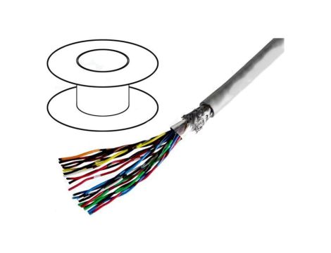 3600B/36 (100FT) Przewód 18x2x28AWG PVC 50V 30,5m Żyła ochronna: brak
