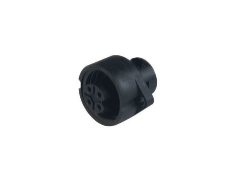 Okrągłe złącze zasilające panelowe (seria CA) żeńskie 4-pin(3+PE) 400 V AC/230 V DC 16 A AC/10 A DC CA 3 GD blau/blue