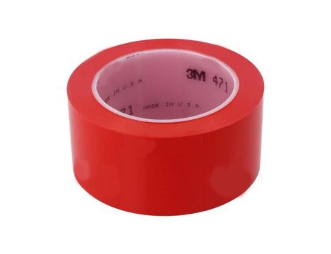 7000028850 Taśma: znakująca czerwony L: 33m W: 50mm Thk: 0,13mm 2,5N/cm