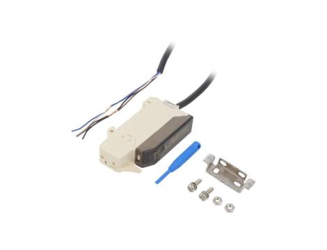 BF3RX-P Czujnik wzmacniacz światłowodowy PNP Przyłącze przewód 2m