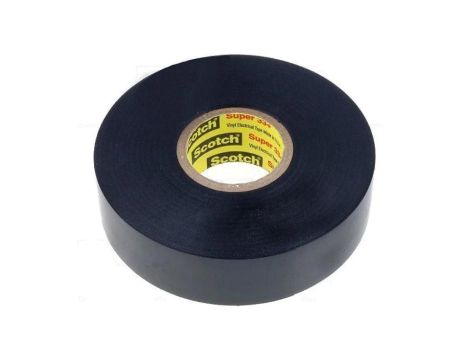 SCOTCH SUPER 33+ Taśma: elektroizolacyjna W: 19mm L: 20m Thk: 178um czarny 250