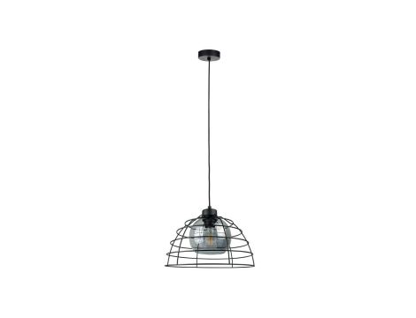 Lampa wisząca loftowa nowoczesna1xE27 IDAGO NEW BLACK
