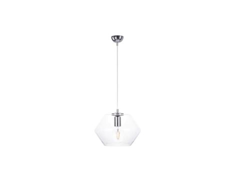 Lampa wisząca nowoczesna 1xE27 EVE SILVER