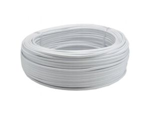 Przewód prądowy H03VVH2-F / OMYp 300V 2x1 płaski biały linka Elektrokabel 100m