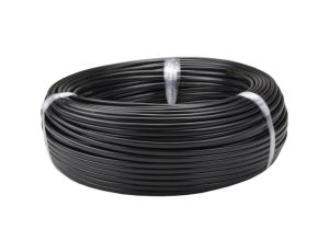 Przewód prądowy H03VVH2-F / OMYp 300V 2x0,75 płaski czarny linka Elektrokabel 100m