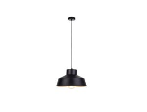 Lampa wisząca nowoczesna 1xE27 MOON BLACK/GOLD