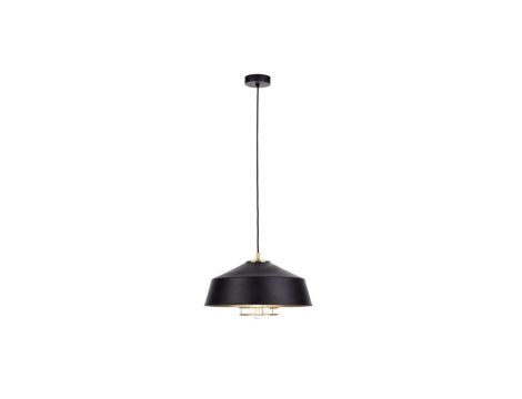 Lampa wisząca nowoczesna loftowa 1xE27 ELECTRA GOLD/BLACK