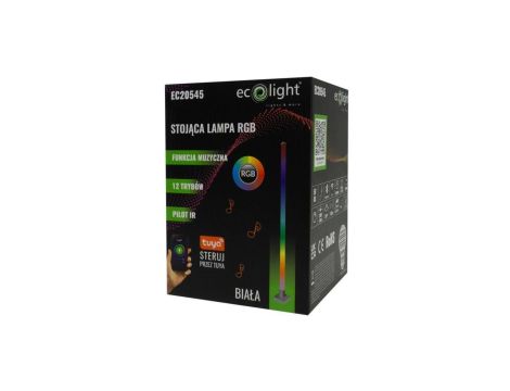 Stojąca Lampa RGB muzyczna TUYA BIAŁA