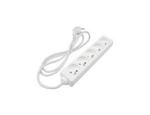 Przedłużacz 5 gniazd 1.5m z/u 3x1.0mm2 BIAŁY