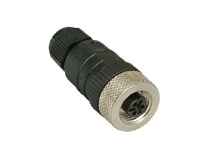 Złącze do samokonfekcjonowania 1/2 męskie proste 3-pinowe z gwintowanym złączem montaż z zaciskami śrubowymi RSC 3U/7