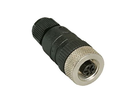 Złącze do samokonfekcjonowania 1/2 męskie proste 3-pinowe z gwintowanym złączem montaż z zaciskami śrubowymi RSC 3U/7