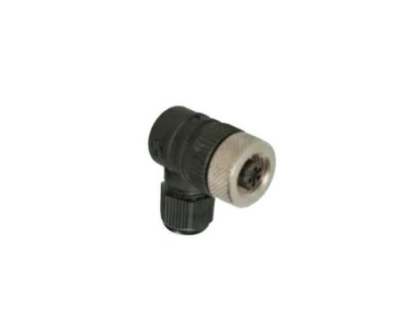 Złącze do samokonfekcjonowania 1/2 męskie katowe 3-pinowe z gwintowanym złączem montaż z zaciskami śrubowymi RSCW 3U/9