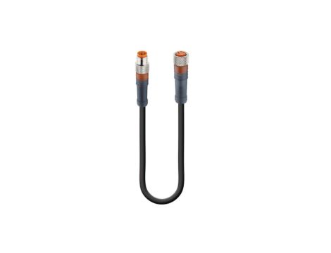 Kabel konfekcjonowany obustronnie złącza M8 męskie proste / żeńskie proste 4-pinowe PUR RSMV 4-RKMV 4-225/1 M