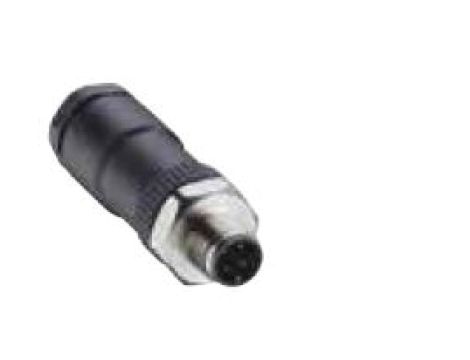 Złącze do samokonfekcjonowania M12 duo żeńskie proste 5-pinowe z gwintowanym złączem dla dwóch połączeń kablowych RSCN 5/DUO