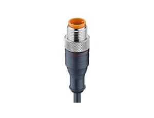 Kabel konfekcjonowany aktuator/sensor jednostronnie zakończony M12 4-polowy męskie proste RST 4-225/10 M