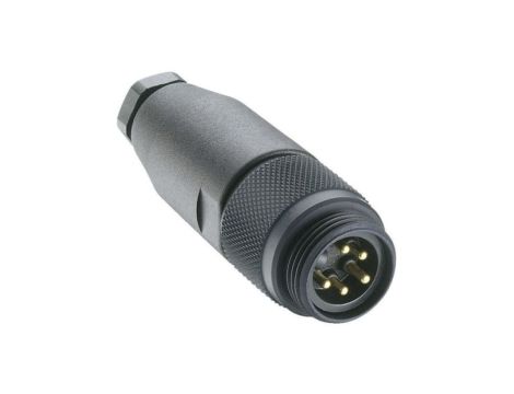 Złącze zasilające do samokonfekcjonowania męskie proste 5-pin(4+PE) 230 V AC/DC 9 A czarny RSC 50/9