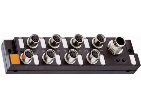 Rozdzielacz-trójnik złacza 8xM8 3-pin / M12 żeńskie 12-pinowe ASBSM 8/LED 3 ESD