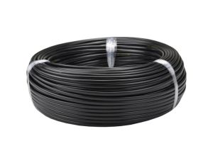 Przewód prądowy H03VVH2-F / OMYp 300V 2x1 płaski czarny linka Elektrokabel 25m