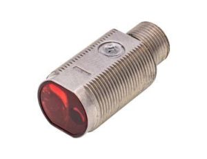 OT189421 Czujnik optyczny, przełącznik chwilowy, M18, 10-30V DC, PNP antivalent, wtyczka M12 4-stykowa