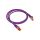 Patchcord S/FTP kat.6A PiMF kabel sieciowy LAN 2x RJ45 linka LSOH fioletowy 3m Alantec