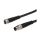 VK03C991 Kabel połączeniowy, 0,3 m, gniazdo M8 3-stykowe proste, wtyczka M8 4-stykowa prosta, 3x0,34 mm, PUR (poliuretan)