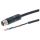 VKA00275 Kabel połączeniowy, 10 m, gniazdo M8 3-stykowe proste, wolny koniec kabla, PUR (poliuretan)