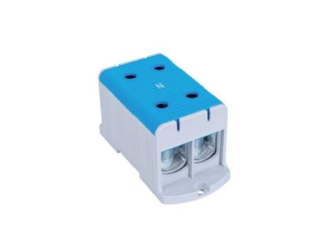 Blok rozdzielczy - odgałęźny 2 - polowy 35-240mm2 niebieski montaż płaski FJ-E240/2/B 1000073