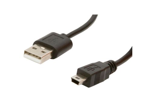 VK100U45 Kabel do programowania, 1 m, wtyczka USB 2.0 mini-B 5-stykowa prosta, wtyczka USB-A 4-stykowa prosta, PVC