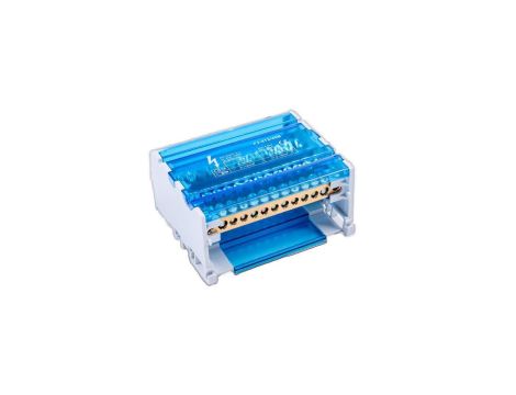 Blok rozdzielczy na szynę TH35 lub do pow. Płaskich 40A 4x13 FJ-413/40B 90240