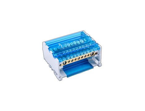 Blok rozdzielczy na szynę TH35 lub do pow. Płaskich 100A 4x11 FJ-411/100B 90242