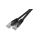 Patchcord UTP kat.6 kabel sieciowy LAN 2x RJ45 linka czarny 25m