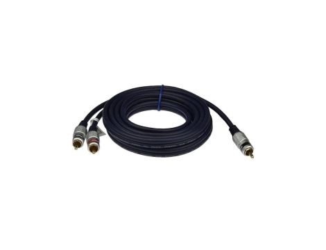 VITALCO RKD180 Kabel Audio do Subwoofera 1x RCA Cinch (wtyk) / 2x RCA Cinch (wtyk) 1m