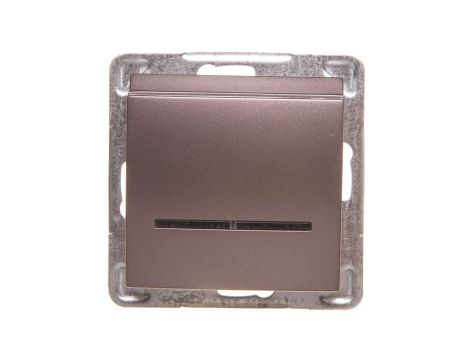 IMPRESJA Łącznik hotelowy z podświetleniem tytan ŁP-15YS/m/23