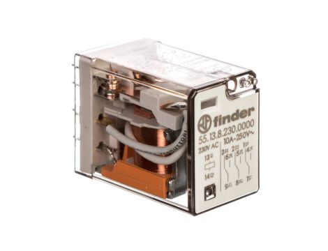 Przekaźnik miniaturowy 3P 10A 230V AC do druku 55.13.8.230.0000