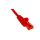Kabel krosowy patchcord U/UTP kat.6 CCA czerwony 2m 68401