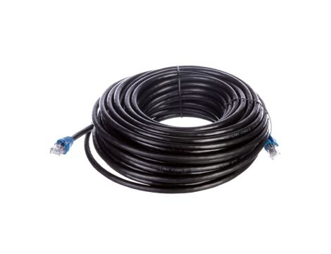 Kabel krosowy outdoor patchcord U/UTP kat.6 CCA czarny 20m 94392
