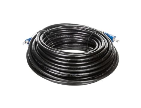 Kabel krosowy outdoor patchcord U/UTP kat.6 CCA czarny 75m 94397