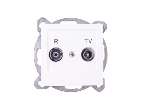 AS Gniazdo antenowe RTV zakończeniowe 10dB ecru GPA-10GPZ/m/27