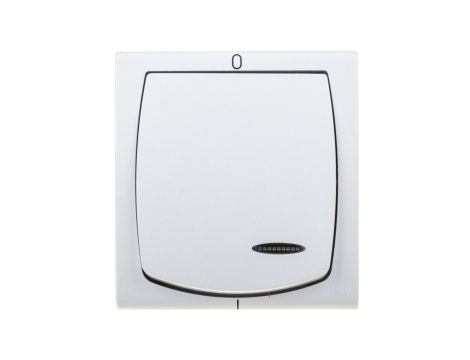 MADERA Łącznik hermetyczny podwójny z podświetleniem IP44 biały ŁNH-11NS/00