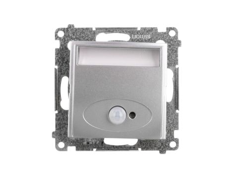 Simon 54 Oprawa oświetleniowa LED 14V z czujnikiem ruchu (0,42W) srebrny mat DOSC14.01/43